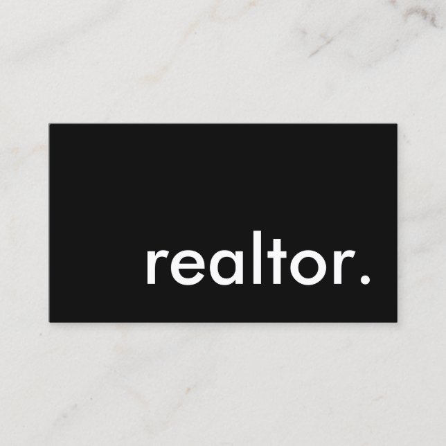 realtor. business card (Front)