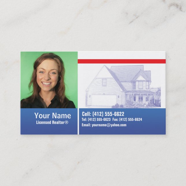 Realtor Business Card Samples (Front)