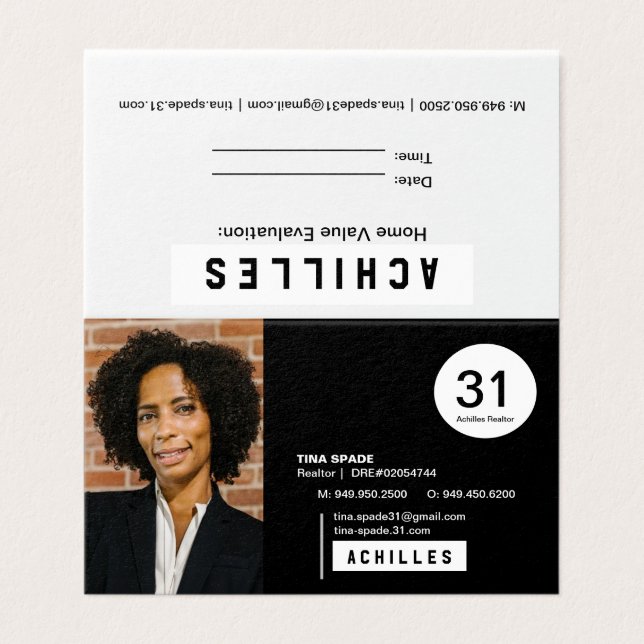Realtor Business Cards (Outside Unfolded)