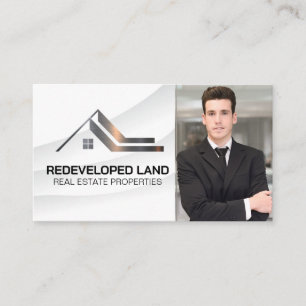 Realtor  Business Man   Property Logo Business Card