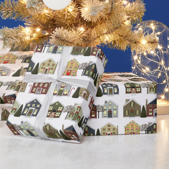 Realtor Christmas Holiday Gift Wrapping Paper (Holidays)