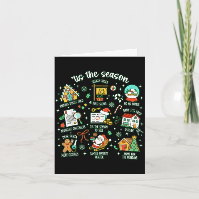 Realtor Christmas Realtor Christmas Real Estate Ch Card (Front)