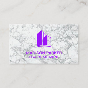 Realtor Commercial Properties Marble Business Card