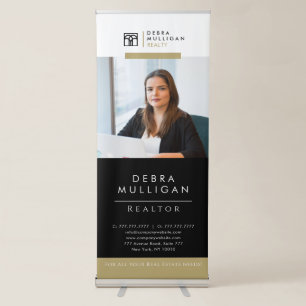 Realtor Custom Logo Roll-Up Retractable Banner