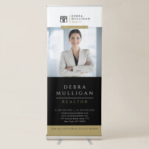 Realtor Custom Logo Roll-Up Retractable Banner