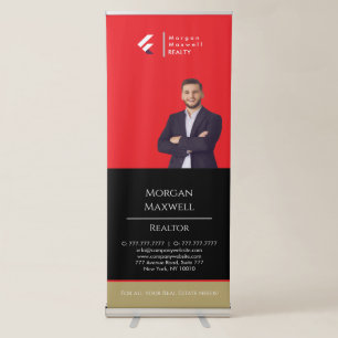 Realtor Custom Logo Roll-Up Retractable Banner