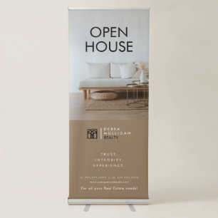 Realtor Custom Logo Vertical Retractable Banner