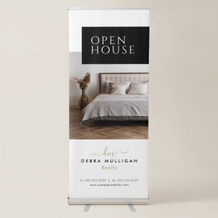 Realtor Custom Logo Vertical Retractable Banner 
