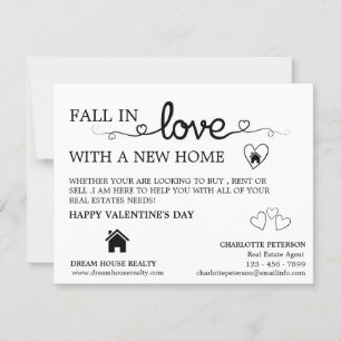 Realtor Farming Promotional Valentine's Day Holiday Card