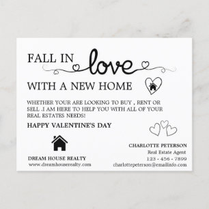Realtor Farming Promotional Valentine's Day  Holiday Postcard