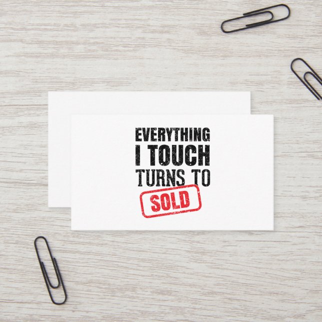 Realtor Funny  Mug Business Card (Front/Back In Situ)