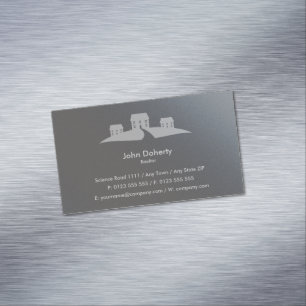 Realtor   Graphic Platinum Magnetic Business Card