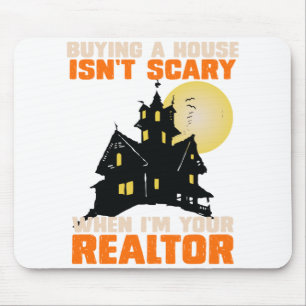 Realtor Halloween Real Estate Agent & Broker Funny Mouse Mat