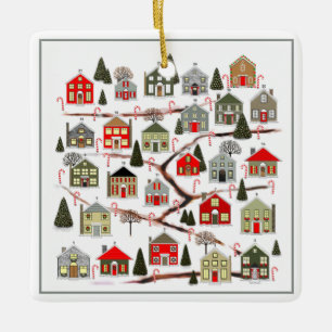 Realtor Holiday Gift Ceramic Ornament