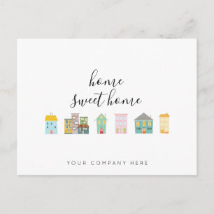 Realtor Home Sweet Home Promotional  Postcard