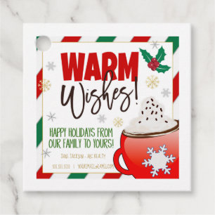 Realtor Hot Chocolate Pop By Gift Tag