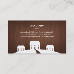 Realtor   Houses Business Card