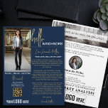 Realtor Introduction Real Estate Farming Letter Flyer<br><div class="desc">The Realtor Introduction Real Estate Farming Letter Flyer in a distinguished navy blue and gold colour scheme, meticulously designed to command attention and convey professionalism. This flyer is crafted to introduce you effectively to your community, combining the warmth of a personalised "Hello Neighbour" letter with the elegance needed for impactful...</div>