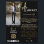 Realtor Introduction Real Estate Farming Letter Flyer<br><div class="desc">The Realtor Introduction Real Estate Farming Letter Flyer, a sophisticated and personalised marketing tool designed to make a lasting impression in your local real estate market. This flyer combines the warmth of a "Hello Neighbour" letter with the professionalism of a real estate introduction, perfect for new agents looking to establish...</div>