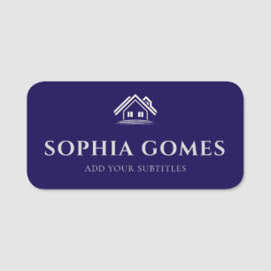 Realtor Logo Branding Identity Tag nametags