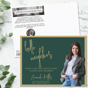 Realtor Mailer Real Estate Marketing Farming Hello Postcard