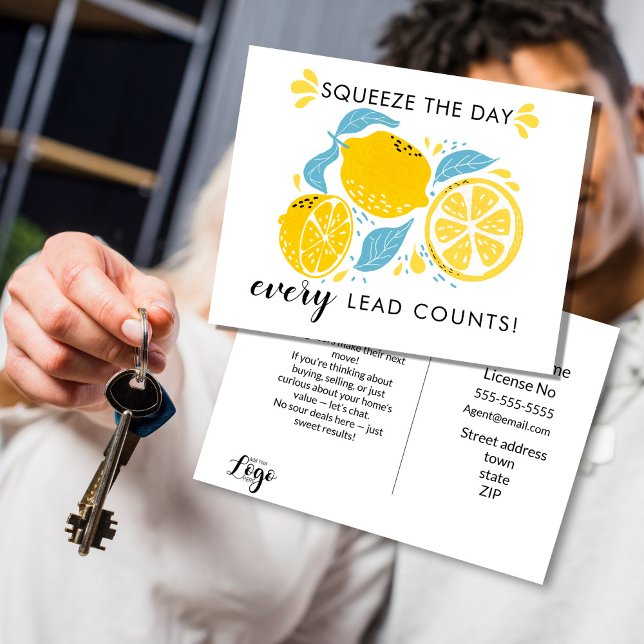 Realtor Marketing Postcard – Squeeze the Day,  Flyer (Creator Uploaded)