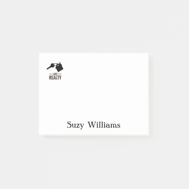 Realtor Name on Notes (Front)