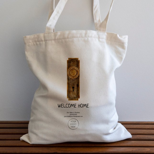 Realtor New Home Congratulations Housewarming Tote Bag (Creator Uploaded)