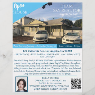 Realtor Open House Flyer Coming Soon
