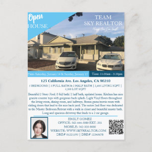 Realtor Open House Invitation Card