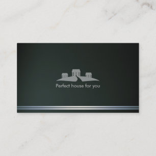 Realtor   Perfect House Business Card