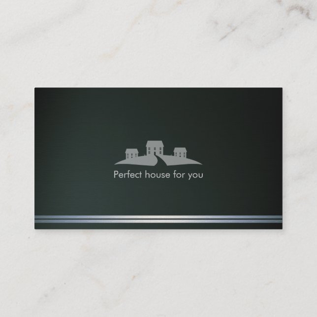 Realtor | Perfect House Business Card (Back)