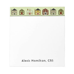 Realtor personalised gift notepad