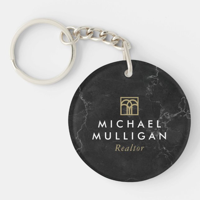 Realtor Personalised Keychain - Marketing Realty (Front)