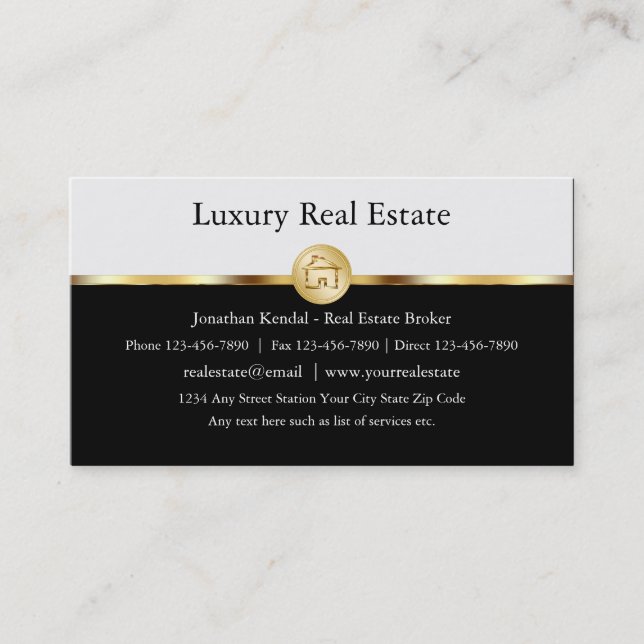 Realtor Professional Business Cards (Front)