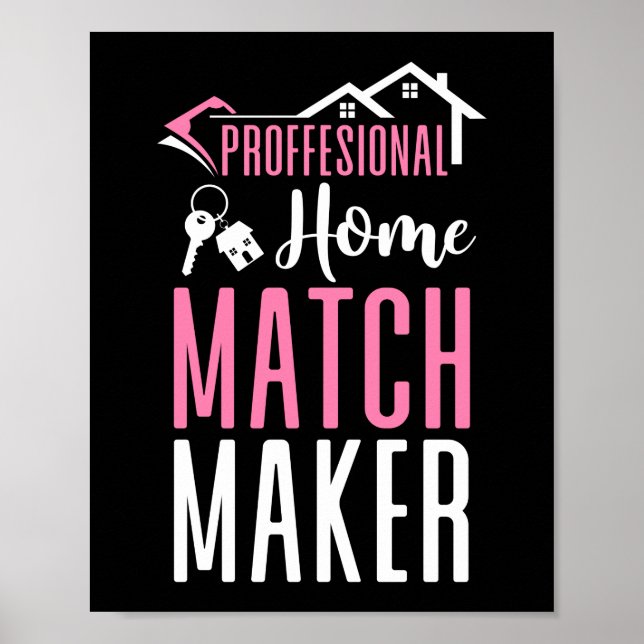 Realtor Professional Home Matchmaker Poster (Front)