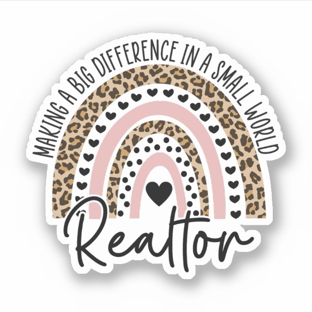 Realtor Rainbow, Real Estate, Realtor Gift (Front)