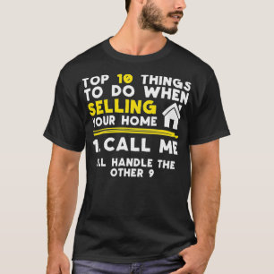 Realtor , Real Estate Agent Call Me Premium T-Shirt