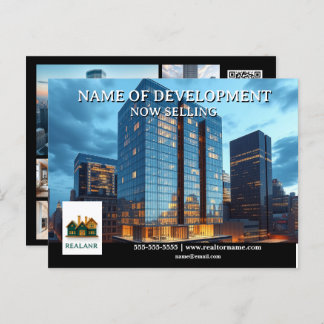 Realtor real estate editable property advertizing postcard
