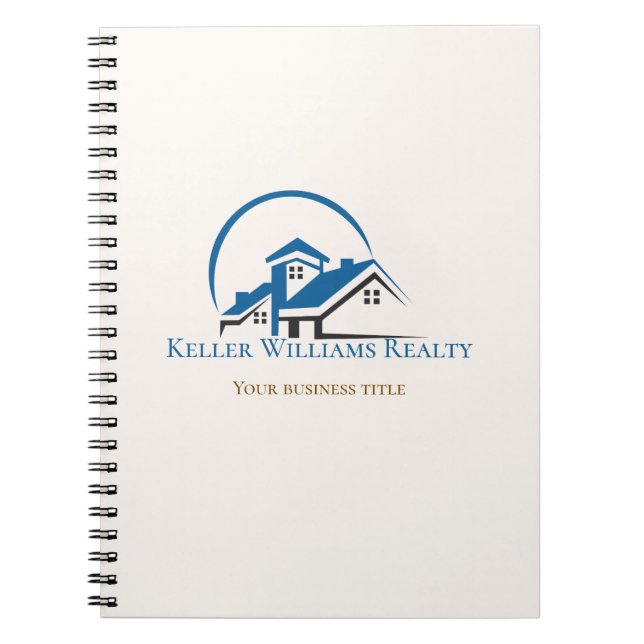 Realtor set your logo Real estate agents  Notebook (Front)