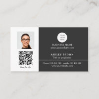 Realtor Simple Modern Professional QR code photo