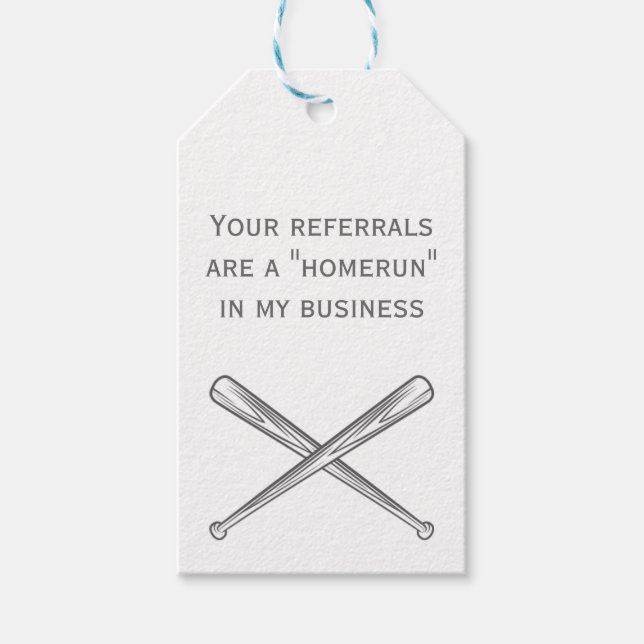 Realtor Summer Baseball Themed Pop By Tags (Front)