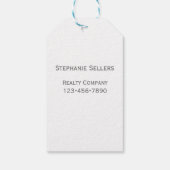 Realtor Summer Baseball Themed Pop By Tags (Back)