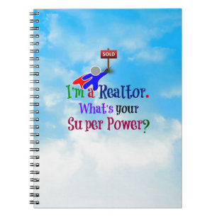 Realtor Superhero Notebook