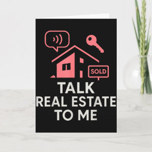 Realtor Talk Real Estate To Me Card