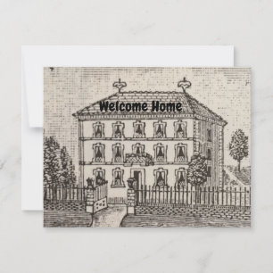 Realtor Thank You Vintage House Sketch Real Estate Card