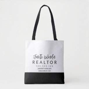 Realtor Tote Bag Personalised Business Tote Bag