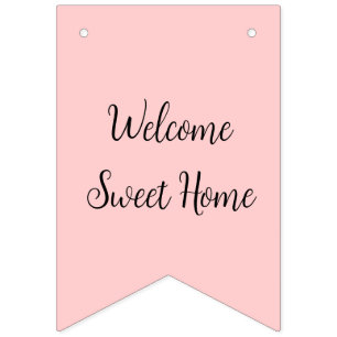 Realtor welcome home housewarming add your name te bunting
