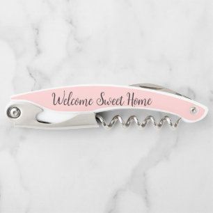 Realtor welcome home housewarming add your name te corkscrew