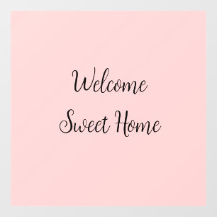 Realtor welcome home housewarming add your name te window cling